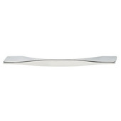  Avignon Collection (8'' W) Pull Handle in Polished Chrome, 203mm W x 25mm D x 7mm H
