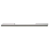  Isabella Collection Handle in Silver Anodized, 284mm W x 30mm D x 10mm H