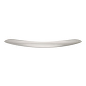  Showcase Collection (5''W) Arched Cabinet Handle in Stainless Steel Look, 127mm W x 24mm D x 12mm H, with M4 Thread