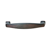  Keystone Transitional Style Collection (4-1/4''W) Handle, Oil-Rubbed Bronze, 108mm W x 15mm D x 27mm H, 96mm Center to Center