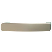  Melange Collection 6'' W Handle in Brushed Nickel / Green, 150mm W x 27mm D x 24mm H