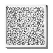  Elements Collection Swarovski Crystal Knob in Polished Chrome, 30mm W x 29mm D x 30mm H