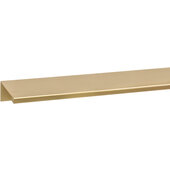  Cornerstone Series Tab Elite Decorative Cabinet Pull Handle, Aluminum, Matte Gold, 36-1/2'' W x 1-5/8'' D x 11/16'' H