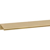  Cornerstone Series Tab Elite Decorative Cabinet Pull Handle, Aluminum, Matte Gold, 9'' W x 1-5/8'' D x 11/16'' H