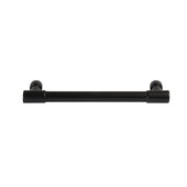  Cornerstone Series Elite Handle Collection Traditional Cabinet Pull Handle in Black, Zinc, Center-to-Center: 128mm (5-1/16'')