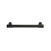  Cornerstone Series Elite Handle Collection Traditional Cabinet Pull Handle in Slate Graphite, Zinc, Center-to-Center: 128mm (5-1/16'')