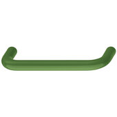  HEWI Collection Modern Cabinet Pull Handle in Glossy May Green, Polyamide, Center-to-Center: 64mm (2-1/2'')