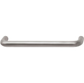  Cornerstone Series Stainless Steel Collection (8'' W) Matt Stainless Steel Cabinet Handle, 202mm W x 35mm D x 10mm H, Center to Center: 192mm  (7-9/16'')