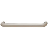  (5-2/5'' W) Handle in Silver Aluminum Anodized, 138mm W x 35mm D x 10mm H
