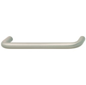  Cornerstone Series Essentials Collection (4-5/16'' W) Wire Pull in Brushed Nickel, 110mm W x 30mm D x 8mm H, Center to Center: 4''