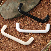  (4-1/5'' W) Plastic Handle in White, 106mm W x 35mm D x 10mm H, Available in Multiple Sizes