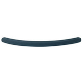  (6'' W) Modern Arched Cabinet Handle in Black Texture, 152mm W x 30mm D x 10mm H