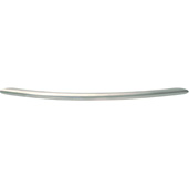  Cornerstone Series Contemporary (6'' W) Bow Cabinet Handle in Stainless Steel, 153mm W x 30mm D x 10mm H, Center to Center: 128mm  (5-3/64'')