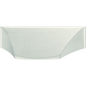  Deco Series Arco Collection Mid-Century Modern Cup Pull Handle in Polished Nickel, Zinc, Center-to-Center: 96mm (3-3/4'')
