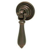 Charleston Collection Teardrop Pull in Dark Oil-Rubbed Bronze, 19 mm D x 55 mm H x 25mm Base Diameter