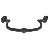  Cologne Collection Bail-Style Handle in Dark Oil-Rubbed Bronze, 107 mm W x 15 mm D x 35 mm H