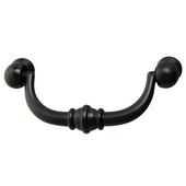  Savannah Collection Bail-Style Traditional Handle in Dark Oil-Rubbed Bronze, 73 mm W x 15 mm D x 30 mm H