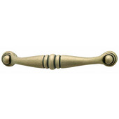  Havana Collection Handle w/ Rounded Ends in Glazed Bronzed, 111mm W x 30mm D x 15mm H