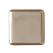  Georgia Collection Knob in Polished Nickel, 25mm W x 21mm D x 25mm H