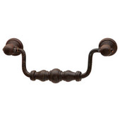  Bordeaux Collection Handle in Rust, 153mm W x 26mm D x 58mm H, Available in Multiple Sizes