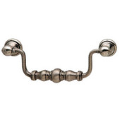  Bordeaux Collection Handle in Pewter, 153mm W x 26mm D x 58mm H, Available in Multiple Sizes
