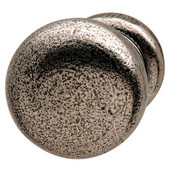  Bordeaux Collection Knob in Pewter, 25mm Diameter x 27mm D x 22mm Base Diameter, Available in Multiple Sizes
