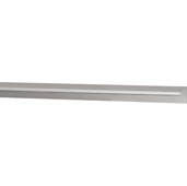  Tab Collection (118-1/8'' W) Extruded 'L' Handle Strip in Silver Colored Anodized, 3000mm Length x 63mm D x 40mm H (Appliance Pull)