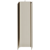  Design Deco Series Passages Vertical C-Profile Continuous Handle, Aluminum, Stainless Steel Look, 98-7/16'' W x 7/8'' D
