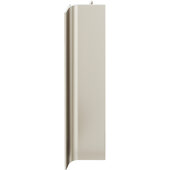  Design Deco Series Passages Vertical End Profile Continuous Handle, Aluminum, Stainless Steel Look, 98-7/16'' W x 7/8'' D