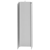  Design Deco Series Passages Vertical C-Profile Continuous Handle, Aluminum, Matt, 98-7/16'' W x 7/8'' D