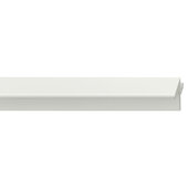  Design Deco Series Passages Shelf Profile Continuous Handle, Aluminum, White, 98-7/16'' W x 1-3/16'' D