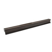  Design Deco Series Venice C-Profile Horizontal Cabinet Pull Handle, Aluminum, Dark Bronze, 114'' W x 1'' D x 2-7/8'' H