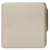  Bella Italiana Collection Square Cabinet Knob in Stainless Steel, 32mm W x 17mm D x 32mm H, Available in Multiple Sizes