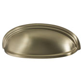  Amerock Ashby Collection (5''W) Cup Pull, Golden Champagne, 128mm W x 44mm D x 35mm H, 76/ 102mm Center to Center