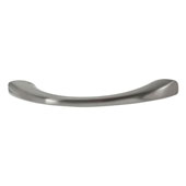  Amerock Allison Collection (4-4/5''W) Curved Handle, Satin Nickel, 122mm W x 13mm D x 27mm H, 96 Center to Center