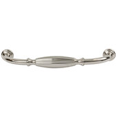  Design Deco Series Amerock Blythe Collection Zinc Handle in Polished Nickel, 179mm W x 44mm D x 21mm H (7-1/16'' W x 1-3/4'' D x 13/16'' H), Center to Center: 160mm (6-5/16'')