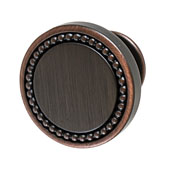  Amerock Carolyne Collection (1-3/8'' Dia.) Round Knob, Oil-Rubbed Bronze, 35mm Diameter