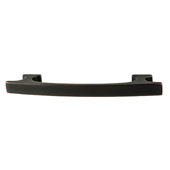  Amerock Conrad Collection (5-1/5''W) Handle, Oil-Rubbed Bronze, 132mm W x 11mm D x 25mm H, 96mm Center to Center