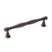  Design Deco Series Amerock Crawford Collection Zinc Handle in Oil-Rubbed Bronze, 187mm W x 41mm D x 22mm H (7-3/8'' W x 1-5/8'' D x 7/8'' H), Center to Center: 160mm (6-5/16'')