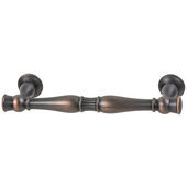  Design Deco Series Amerock Crawford Collection Zinc Handle in Oil-Rubbed Bronze, 119mm W x 35mm D x 19mm H (4-11/16'' W x 1-3/8'' D x 3/4'' H), Center to Center: 96mm (3-3/4'')