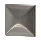  Amerock Extensity Collection (1-1/7''W) Square Knob, Satin Nickel, 29mm W x 29mm D x 27mm H