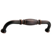  Amerock Granby Collection (5-5/9''W) Handle, Oil-Rubbed Bronze, 141mm W x 19mm D x 40mm H, 128mm Center to Center