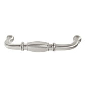  Amerock Granby Collection (4-1/6''W) Handle, Satin Nickel, 106mm W x 16mm D x 37mm H, 96mm Center to Center