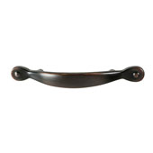  Amerock Inspirations Collection (5-1/2''W) Handle, Oil-Rubbed Bronze, 140mm W x 17mm D x 25mm H, 76mm Center to Center