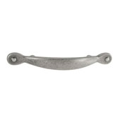  Amerock Inspirations Collection (5-1/2''W) Handle, Weathered Nickel, 140mm W x 17mm D x 25mm H, 76mm Center to Center