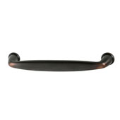  Amerock Kane Collection (5-2/3''W) Handle, Oil-Rubbed Bronze, 144mm W x 17mm D x 30mm H, 128mm Center to Center