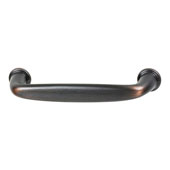  Amerock Kane Collection (4-4/9''W) Handle, Oil-Rubbed Bronze, 113mm W x 16mm D x 29mm H, 96mm Center to Center