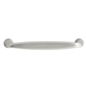  Amerock Kane Collection (5-2/3''W) Handle, Satin Nickel, 144mm W x 17mm D x 30mm H, 128mm Center to Center