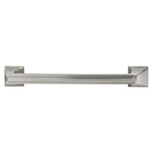  Amerock Mulholland Collection (5-6/7''W) Handle, Satin Nickel, 149mm W x 22mm D x 32mm H, 128mm Center to Center