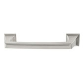  Amerock Mulholland Collection (4-4/7''W) Handle, Satin Nickel, 116mm W x 21mm D x 29mm H, 96mm Center to Center